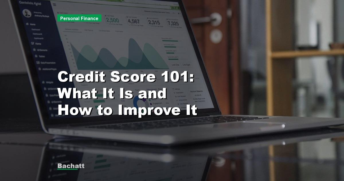 Credit Score 101: What It Is and How to Improve It