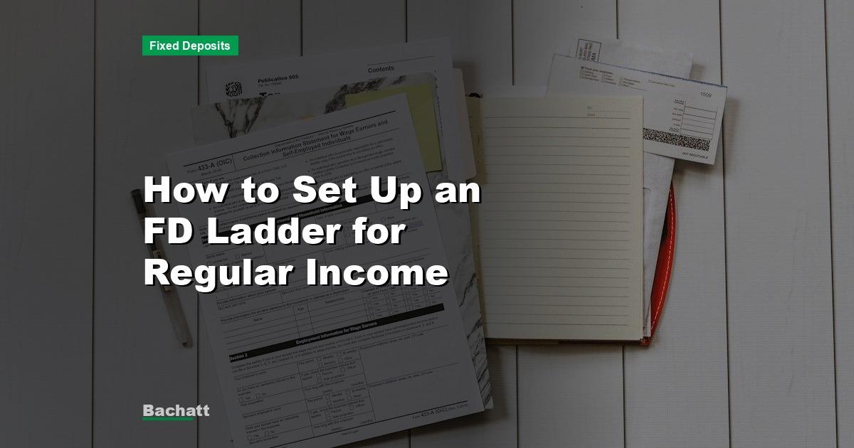 How to Set Up an FD Ladder for Regular Income